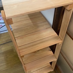 【受渡決定】掲載11月18日迄　木製4段ラックの画像