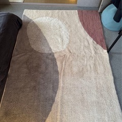 KANADEMONO Warm Dot Fuzzy Modern Rugラグの画像