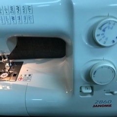 厚地が縫えて頑丈★JANOME2860★整備済の画像