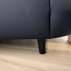 【無料】ニトリ合皮2人掛けソファの画像