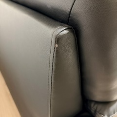 【無料】ニトリ合皮2人掛けソファの画像