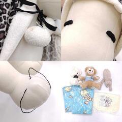 [16点セット] スヌーピー ミッキー くまのプーさん ダッフィー ぬいぐるみ ブランケット バッグ まとめの画像