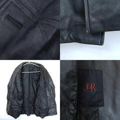 J&R ジェイアンドアール レザー ジャケット ブラックの画像