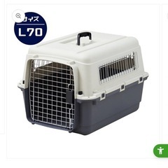 ペット用クレート2台　ウォーターノズルつき付き　の画像