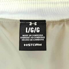 アンダーアーマー UAウーブン キルト ジャケット L City Khaki 6007468 UNDER ARMOURの画像