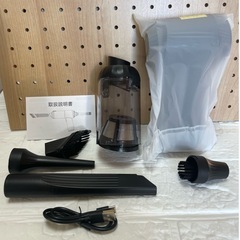 ハンディクリーナー コードレス Type-C 急速充電 LEDライト付きの画像