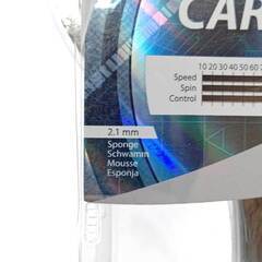 【未使用】ドニック DONIC Schildkrot 卓球ラケット CarboTec 3000 50％カーボン スポンジ2.1mm 758214 DONICの画像