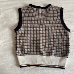 ニットベストの画像