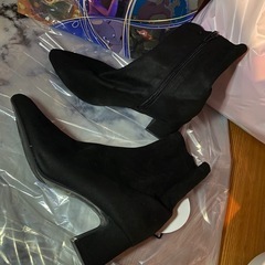新品★ショートブーツ 黒の画像