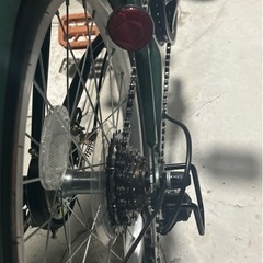 美品 20インチ折りたたみ自転車の画像