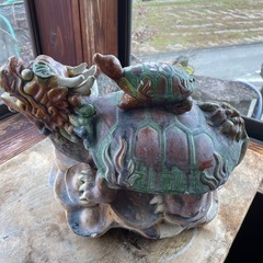 龍と亀の置物　オブジェ　　の画像