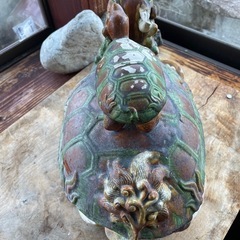 龍と亀の置物　オブジェ　　の画像