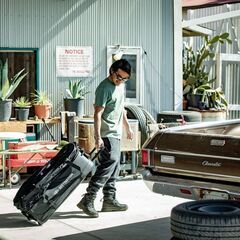 【本人認証書類提出中につき返信お待ちください】DESTINATION キャスターバック　ラージ125L　未使用定価3万の画像