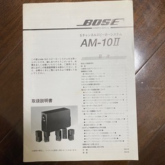 BOSE AM-10 Ⅱ
の画像