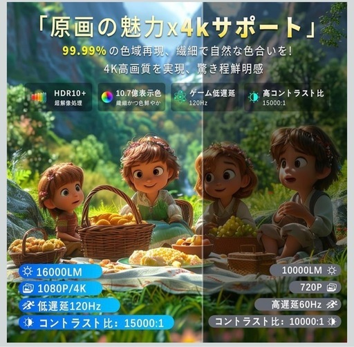 プロジェクター 家庭用