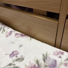 収納付きベッドフレームの画像