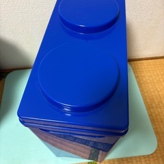 青が可愛いLEGO風ボックスの画像