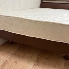 シングルベッド　マットレス付きの画像