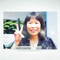 3334 角ひとみ選手 直筆サイン色紙  写真付 競艇 ボートレースの画像