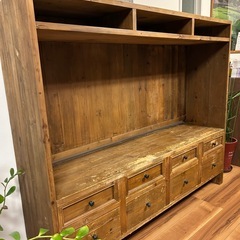 古民家風　テレビボード160の画像