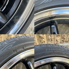 SCADA ブラックポリッシュ 16インチ 5.5j　ホイール タイヤ 4本 セットの画像