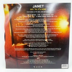 19 LP レコード Janet Jackson Got 'Til It's Gone F. Q-Tip And Joni Mitchellの画像