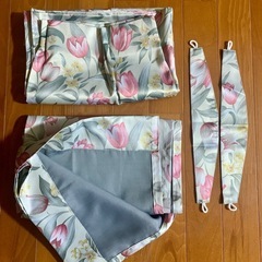 美品 遮光カーテン　2枚組　巾100cm×丈180cm ②の画像