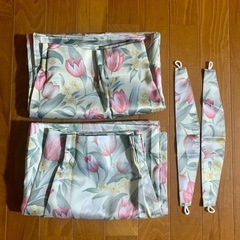 美品 遮光カーテン　2枚組　巾100cm×丈180cm ②の画像