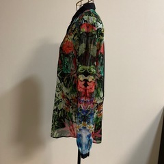 ZARA BASIC 花柄ブラウスの画像
