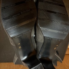 異素材ストレッチブーツ22センチの画像