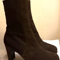 異素材ストレッチブーツ22センチの画像