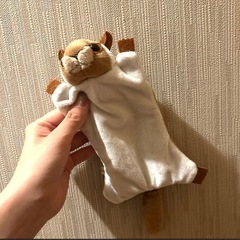 モモンガ ポーチ ふわふわ 動物園購入 未使用 小物入れの画像