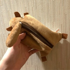 モモンガ ポーチ ふわふわ 動物園購入 未使用 小物入れの画像