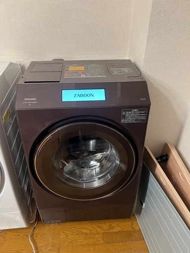 美品2023年購入東芝 TW-127XP1R 右開きドラム式洗濯乾燥機 洗濯12k  