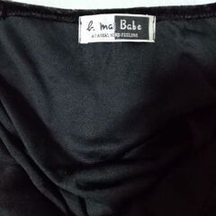 b.mai Babe 黒 ベロアキャミソール レース Mくらいの画像