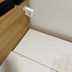 ニトリ シングルベッド（収納＆充電コンセント付き）の画像