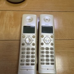 NEC スピークス 電話機 FAX 子機2個付きの画像