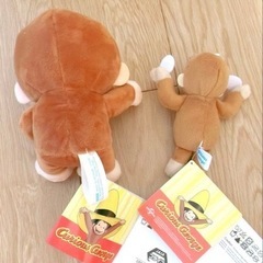 おさるのジョージのぬいぐるみの画像