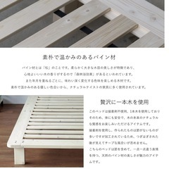 セミダブルスノコの画像