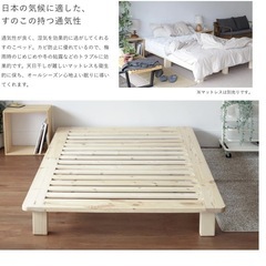 セミダブルスノコの画像