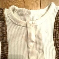 80サイズ　長袖肌着とロンパースセットの画像