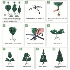 クリスマスツリー 150cm 使用期間1ヶ月未満の画像