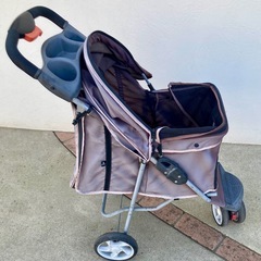 小型犬用ペットカート メッシュ窓付きの画像