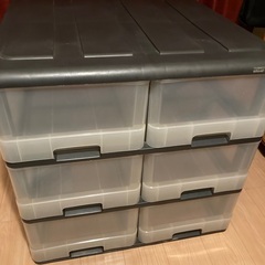 【無料】収納ケース 3段×2列の画像