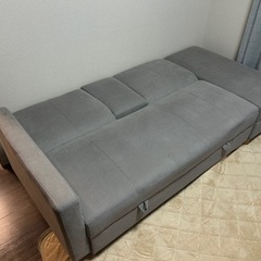 ソファ　ベッド　オットマンの画像