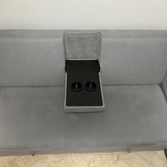 ソファ　ベッド　オットマンの画像