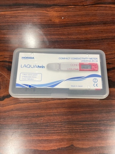 【EC測定】コンパクト電気伝導率(導電率EC)計LAQUAtwinHORIBA製