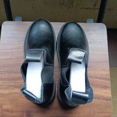 新品 23cm レディース ブーツ ブラック 厚底 シューズ 普段着 識別番号:【B106-S】の画像