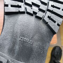 新品 23cm レディース ブーツ ブラック 厚底 シューズ 普段着 識別番号:【B106-S】の画像