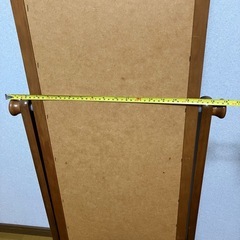 スタンドミラー　キャスター付き　中古品の画像